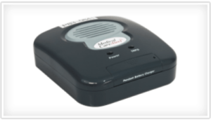The black colored Home & Away medical alert console