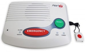 Alert1 medical alert system with emergency button