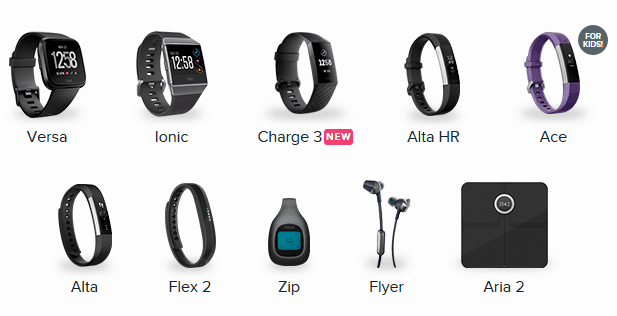 Fitbit products