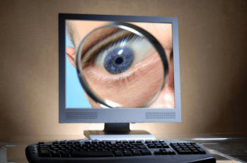 A virtual eye on the monitor spying on your information