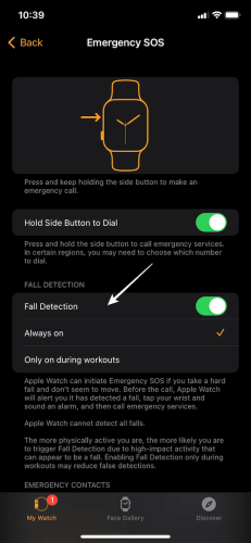Fall Detection on iPhone