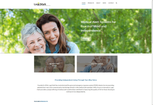The homepage of LogicMark