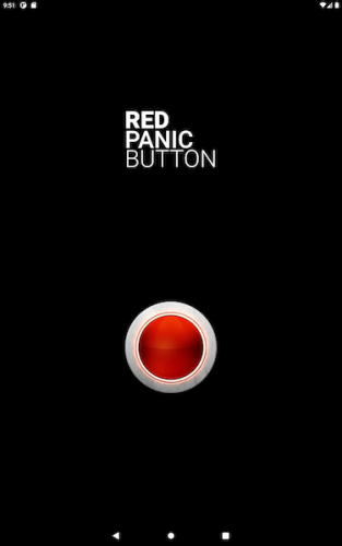 Red Panic Button Widget