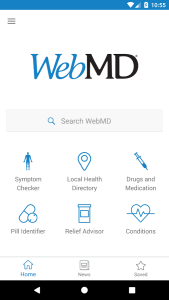 WebMD smartphone app